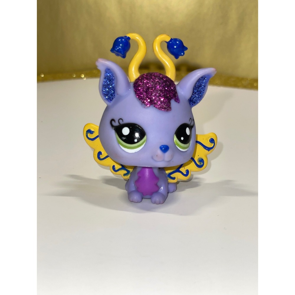 Littlest Pet Shop LPS‎ Purple Violet Bell Glistening Garden Fairy 2677 Tulip